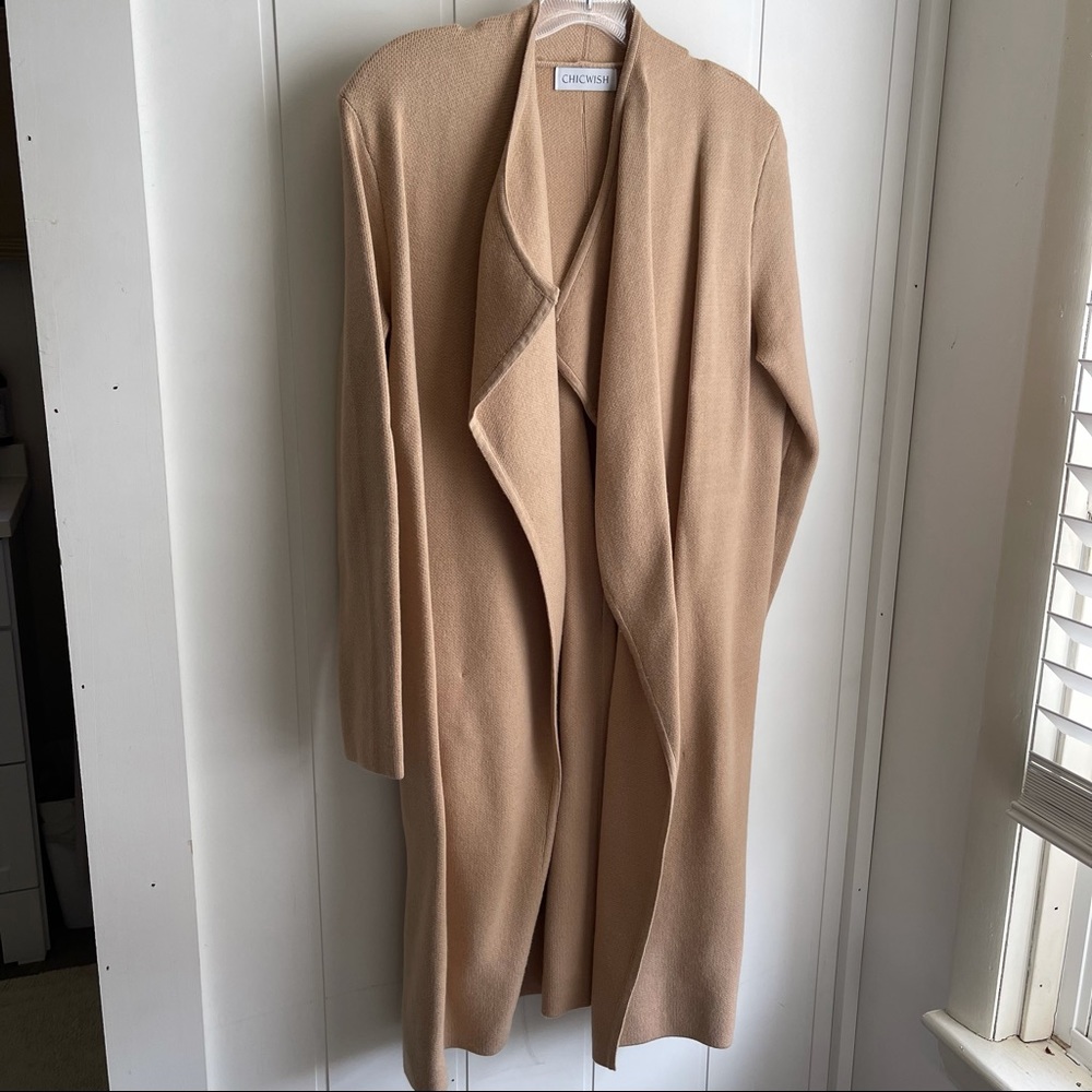 Chicwish sweater coat - open front